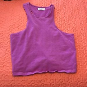 Purple Tobi Crop Top